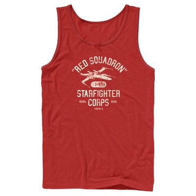 Men's Star Wars Rebel X-Wing Starfighter Corps Collegiate Tank Top