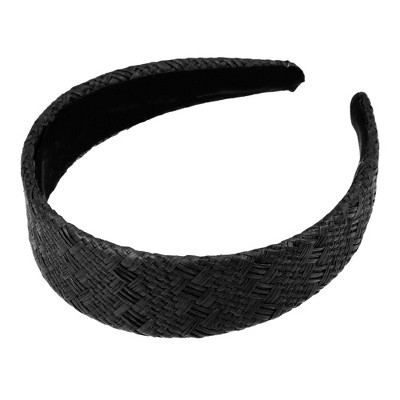Unique Bargains Women's Fashion Straw Headband 5.91"x1.57"  1 Pc