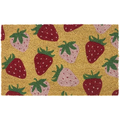 Balta Rugs 1'5"x2'5" Strawberry Natural Papilio Coir Doormat