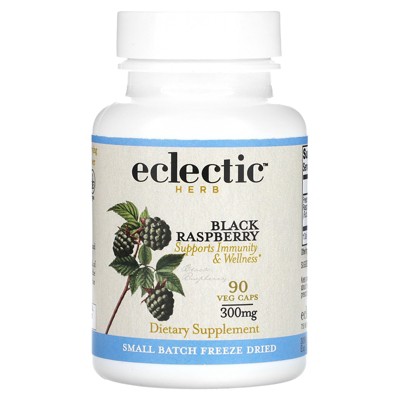 Eclectic Herb Black Raspberry, 300 mg, 90 Veg Caps