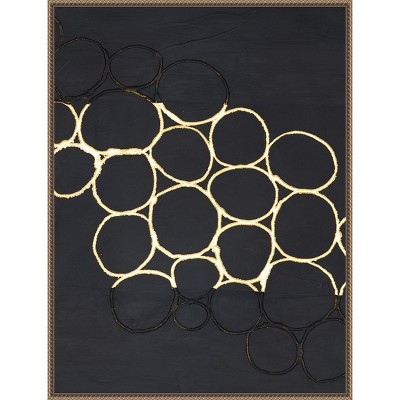 Amanti Art Gold Combo III by Renee W. Stramel Framed Canvas Wall Art