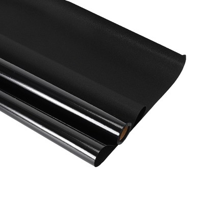 Unique Bargains Window Privacy Film Black 78.74"x17.72" 1 Pc