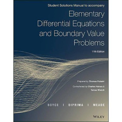 Elementary Differential Equations and Boundary Value Problems, Student Solutions Manual - 11th Edition (Paperback)