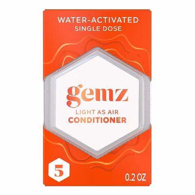 gemz Nourishing Conditioner, Light As Air, Color Safe - 5ct/0.2oz