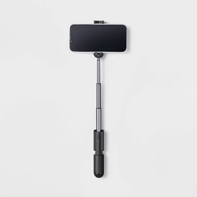 Selfie Stick - heyday™ Black: Camera Mount Clamp, Extends 6-21.5"