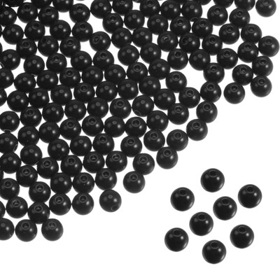Unique Bargains Loose Craft DIY Earring Necklace Making Acrylic Round Beads 4200 Pcs