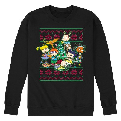 Men's - Rugrats - Rugrats Christmas Sweater Graphic Fleece Sweatshirt
