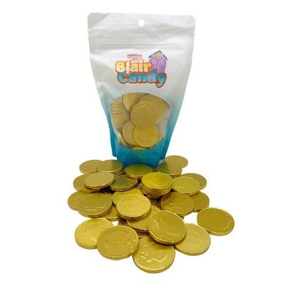 Blair Candy - American Half Dollar Gold Chocolate Coins - Available in 1, 2, 3, and 5 Pound Resealable Bags