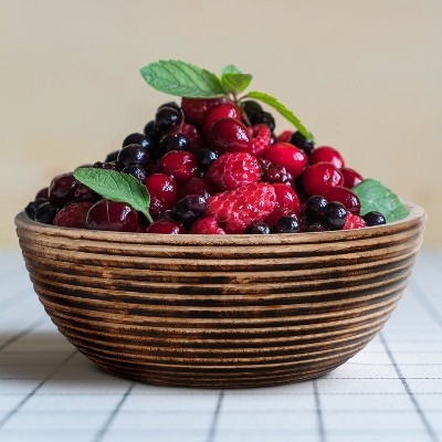 Mela Artisans Darma Valley Bowl Large in Medium Burnt