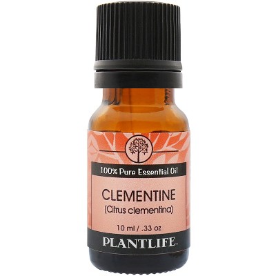 Plantlife Clementine Aromatherapy Essential Oil – 100% Pure, Therapeutic Grade, No Additives or Fillers, 10 ml