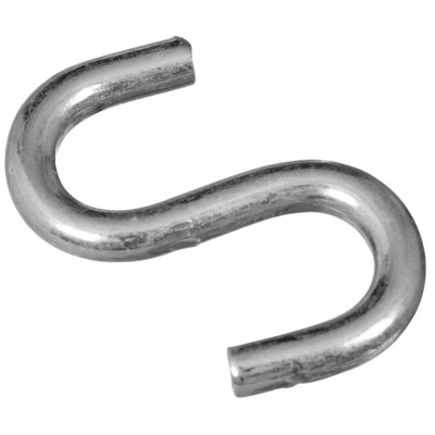 National Hardware Zinc-Plated Silver Steel 1-1/2 in. L S-Hook 40 lb 1 pk (Case of 50)