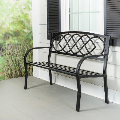 Evergreen Celtic Knot Garden Bench