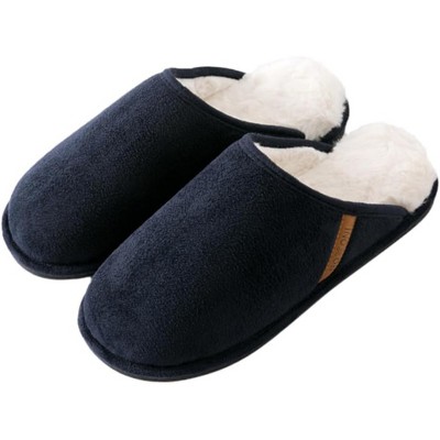 Roxoni Men's Memory Foam Slippers – Warm, Soft, and Fuzzy House Slippers
