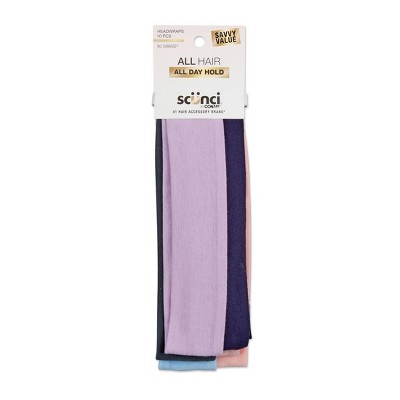 scünci Stretch Polyester Headbands - Pastels - 10pcs