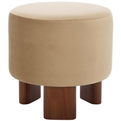 Mista Ottoman With Wood Legs - OTT1310 - Safavieh