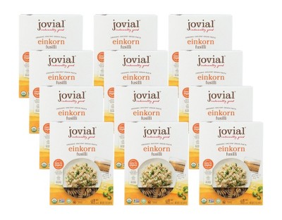 Jovial Organic Einkorn Fusilli Pasta - Case of 12/12 oz