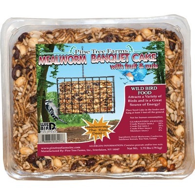 Pine Tree Farms Mealworm Banquet Large Seed Cake