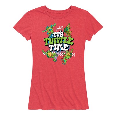 Women's - Teenage Mutant Ninja Turtles - It's Turtle Time Short Sleeve Graphic T-Shirt