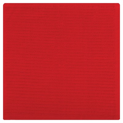 MU Kitchen 100% Cotton Ridged Dish Cloth, 12 x 12 Inches