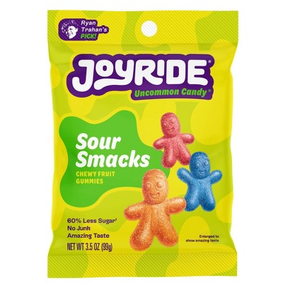 JOYRIDE Candy Sour Gummy Snacks - 3.5oz