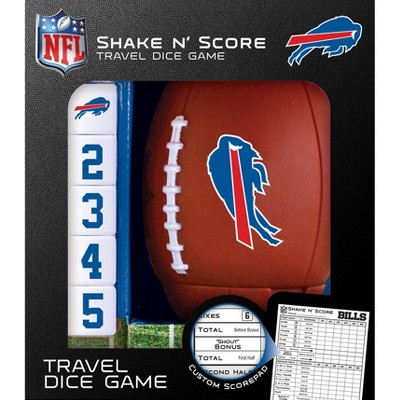 MasterPieces Officially Licensed NFL Buffalo Bills Shake N' Score Dice Game for Age 6 and Up
