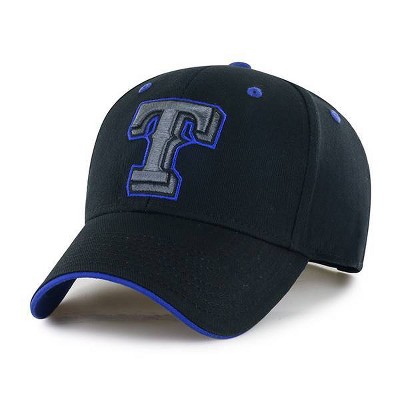 MLB Texas Rangers Youth Black Money Maker Hat: Cotton Twill, Adjustable Snapback
