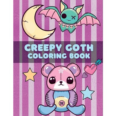 Creepy Goth Coloring Book - by  Josephine's Papers (Paperback)