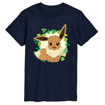 Men's - Pokémon - Eevee Leaves Short Sleeve Graphic T-Shirt