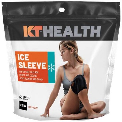KT Tape Health Ice Sleeve- XS/S: Muscle Pain Relief for Ankle, Elbow, Knee, Wrist