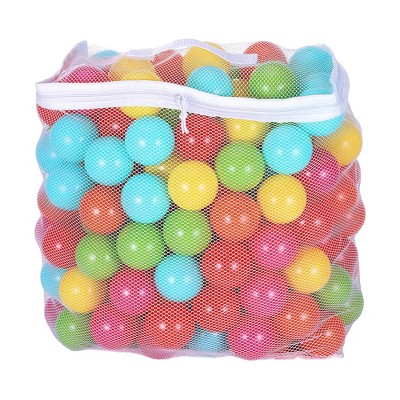 BalanceFrom Fitness 2.3 Inch Crush Proof Play Pit Balls with Reusable Mesh Storage Bag for Playpens, Bounce Houses, and Kiddie Pools