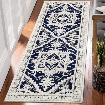 Vintage Boho Rug Shag Rugs for Living Room Bedroom High Low Pile Area Rug