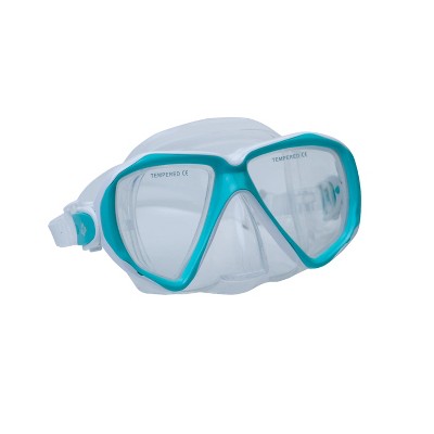 Hawaii Divers Orca Jr Snorkel Combo – White/Sky (Ages 8–14)