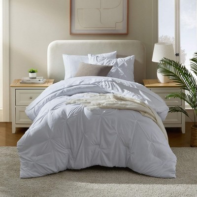 Nestl Bed in a Bag Pinch Pleat, 7 Piece Bedding Set