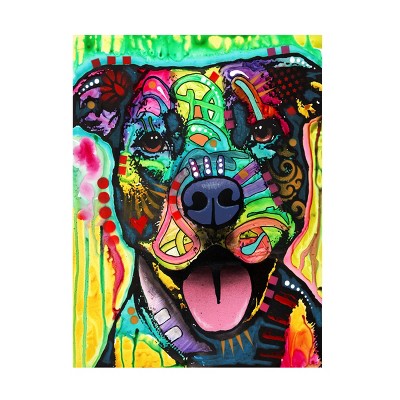 Canvas Wall Art - Dean Russo 'Exceptional Pittie' Wall Art for Living Room, Bedroom, or Office Décor by Trademark Fine Art - 14 x 19 Inches