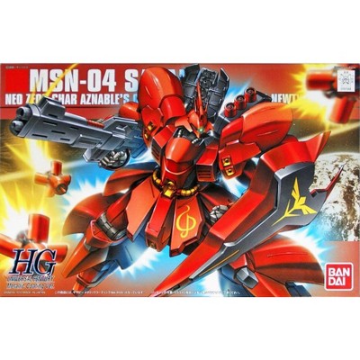 Bandai Hobby HGUC CCA MSN-04 Sazabi (Metallic Coating Ver.) HG 1/144 Model Kit