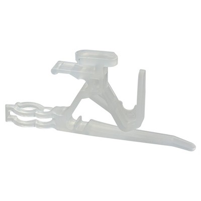 Simple Living Solutions Set of 75 Ladderless Gutter and Shingle Christmas Light Clips - 3.75"