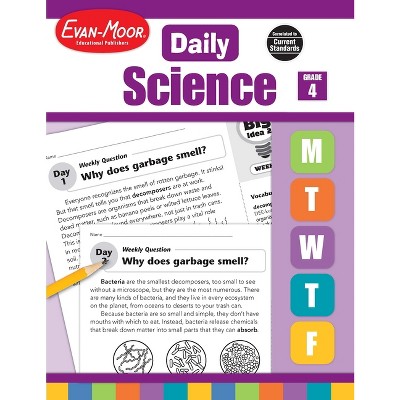 Daily Science, Grade 4 Teacher Edition - by  Evan-Moor Educational Publishers (Paperback)