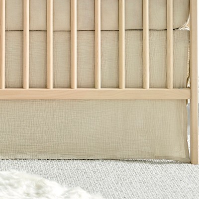 Cloud Muslin Dust Ruffle  - Levtex Baby