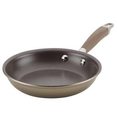 Anolon Advanced Home 8.5" Open Fry Pan Bronze: Nonstick, Hard Anodized Aluminum, Gas & Electric Compatible, Lifetime Warranty