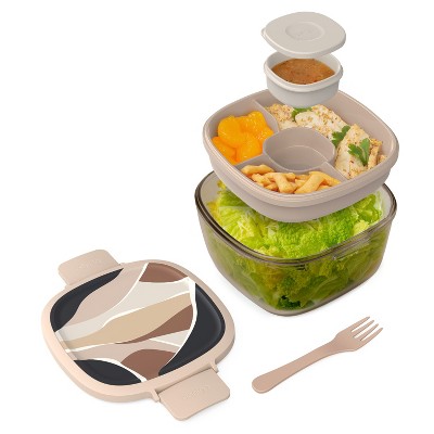 Bentgo 7.6c Glass All-in-One Salad Container Mod Curves