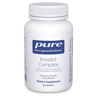 Pure Encapsulations Inositol Complex - Supplement to Support Energy, Healthy Metabolism, and Ovarian Function* - 60 Capsules