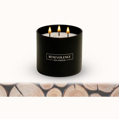 Benevolence LA Premium All Natural Soy Candles In Matte Black Glass Jar