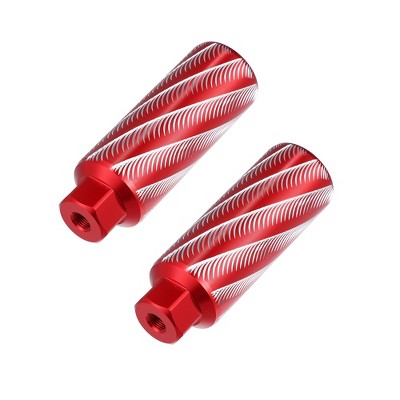Unique Bargains Universal Aluminum Alloy Axle Rear Foot Pegs for BMX MTB Bike Fit 3/8 Inch 1 Pair