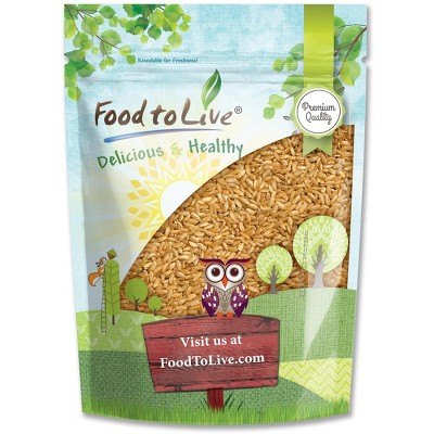 Parboiled Long Grain Brown Rice - by Food To Live