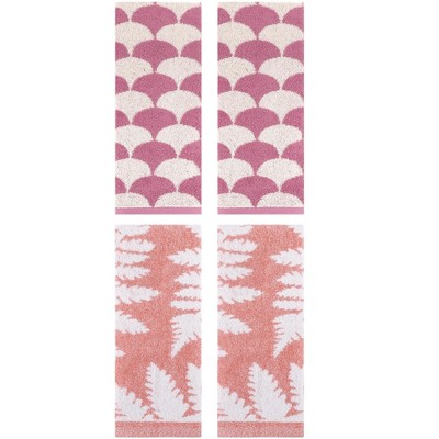 REGALWOVEN Cotton Soft Comfortable Absorbent Geometric Hand Towel 13" x 29"