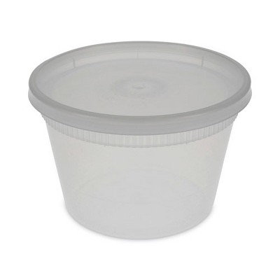 Pactiv Evergreen Newspring DELItainer Microwavable Container, 16 oz, 2 x 2 x 2, Clear, Plastic, 240/Carton
