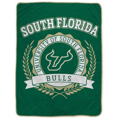 NCAA South Florida Bulls Crest Ultra Soft Blanket