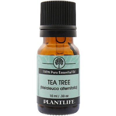 Plantlife Tea Tree Essential Oil – 100% Pure & Therapeutic Grade – Natural, Undiluted & Steam-Distilled – No Additives or Fillers – 10ml Aromatherapy