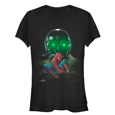 Juniors Womens Marvel Spider-Man: Homecoming Vulture Eyes T-Shirt