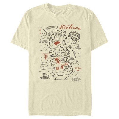 Men's Game of Thrones Westeros Map T-Shirt